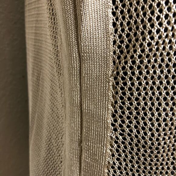 WHBM champagne open front open knit long cardigan size Extra Small XS - Picture 12 of 14